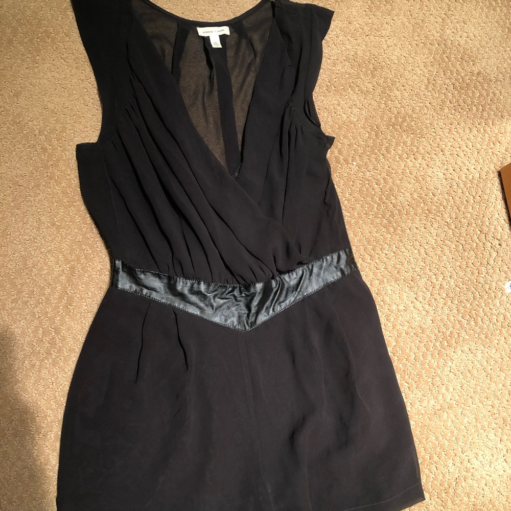 Silence and Noise Black Romper
